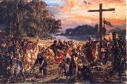 Jan Matejko Christianization of Poland A.D. 965. Germany oil painting artist